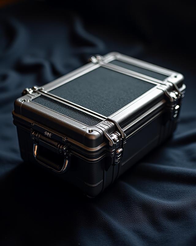 Secured cases for jewelry and precious metals