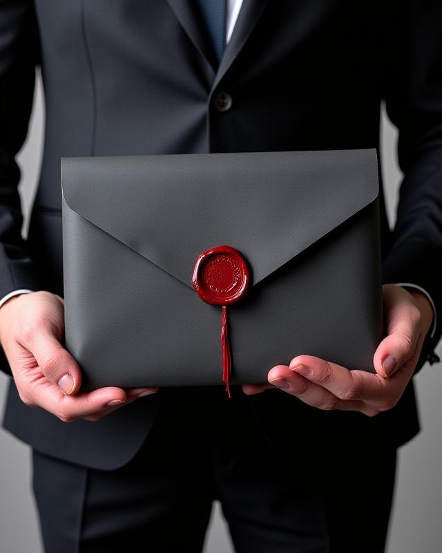 Secure legal and financial document transport