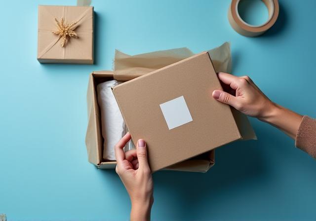 Automated packing station for e-commerce orders