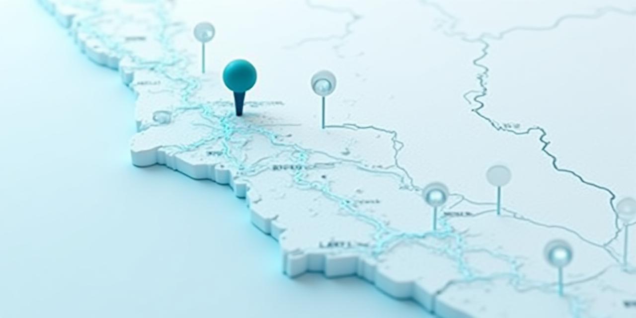 Stylized map of Southern California logistics corridors highlighting Bloomington facility